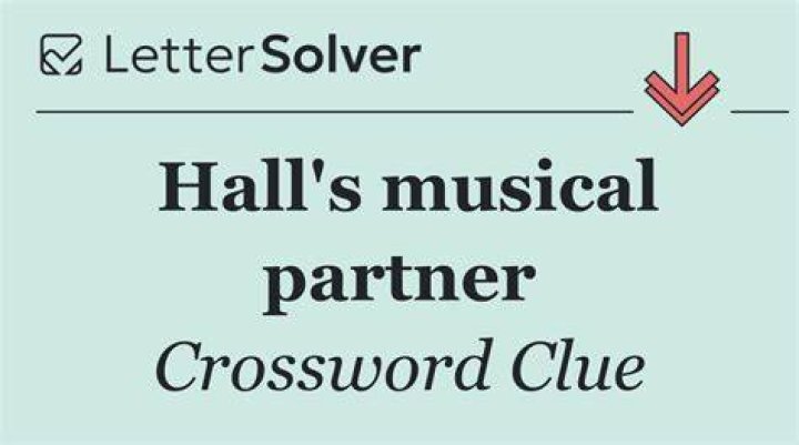 Hall’s partner in pop Crossword Clue