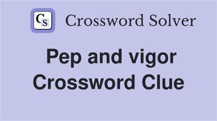 Having some pep Crossword Clue