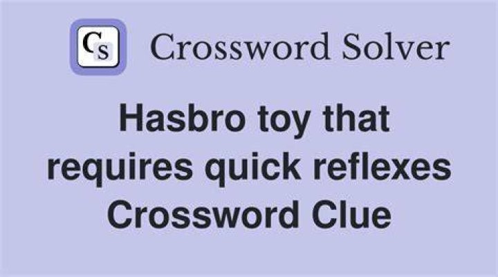 Head in a classic Hasbro toy Crossword Clue