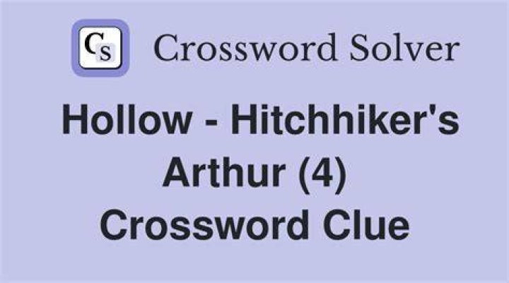 Hollow, perhaps Crossword Clue