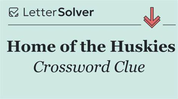 Home of the Huskies, informally Crossword Clue