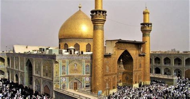 Home to the Imam Ali Mosque, built in the seventh century Crossword Clue