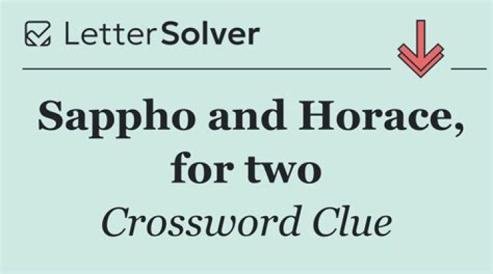 Horace and Juvenal, for two Crossword Clue