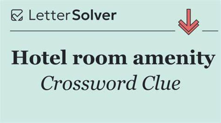 Hotel amenity down the hall Crossword Clue