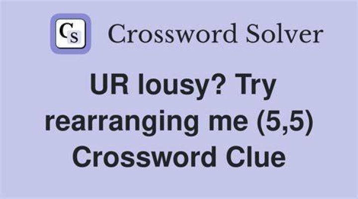 “How lousy of me” Crossword Clue