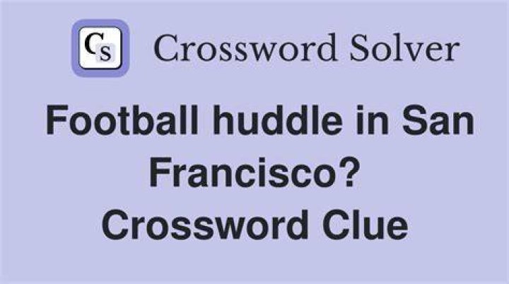 “Huddle up!” Crossword Clue