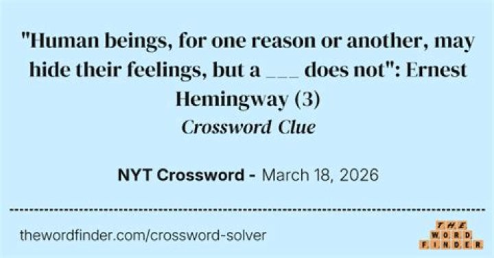 Human beings Crossword Clue