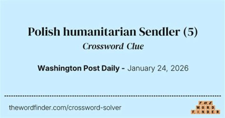 Humanitarian org. since 1946 Crossword Clue