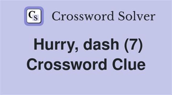 “Hurry up!” Crossword Clue