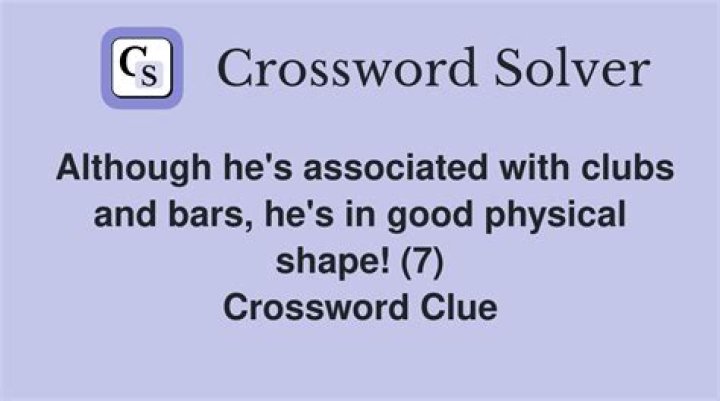 In good physical shape Crossword Clue