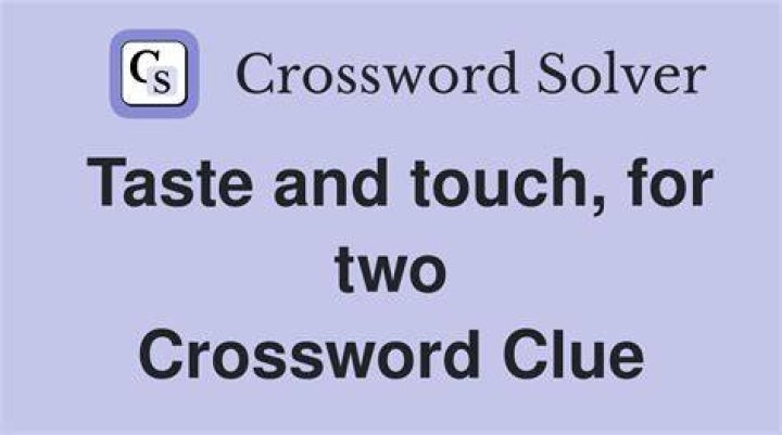 In Touch and Out, for two Crossword Clue