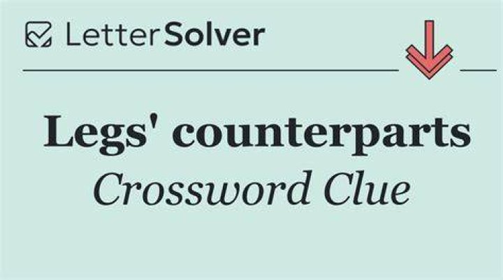 It has 104-Down legs Crossword Clue