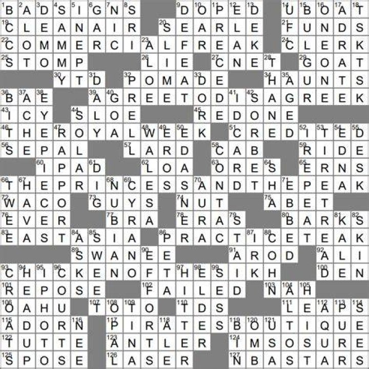 It’s observed at LAX during part of the year Crossword Clue