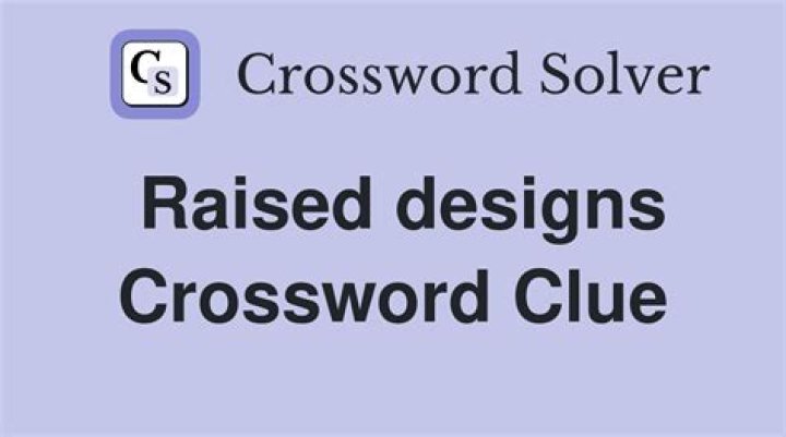 It’s raised by the best Crossword Clue