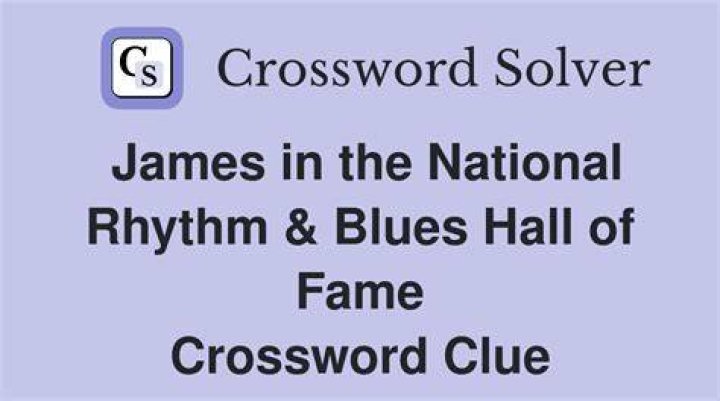 James who sang “I Sing the Blues” Crossword Clue