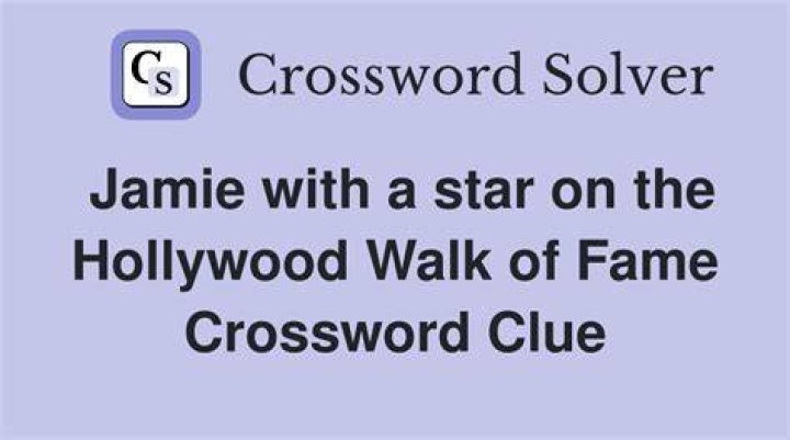 Jean on the Hollywood Walk of Fame Crossword Clue