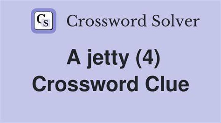 Jetty Crossword Clue