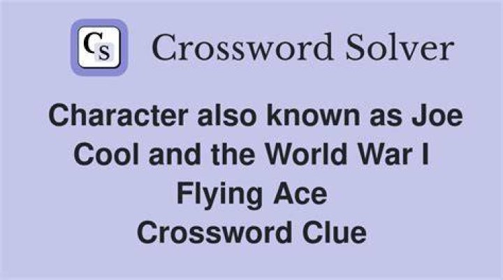 *Joe cool? Crossword Clue