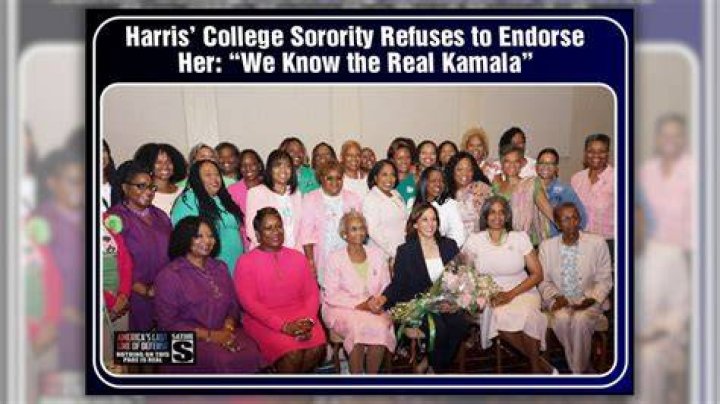 Kamala Harris’s college sorority, for short Crossword Clue