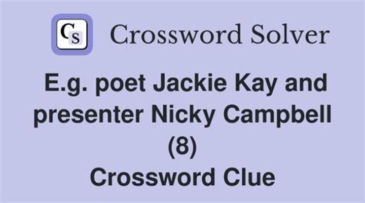 Kay, e.g. Crossword Clue