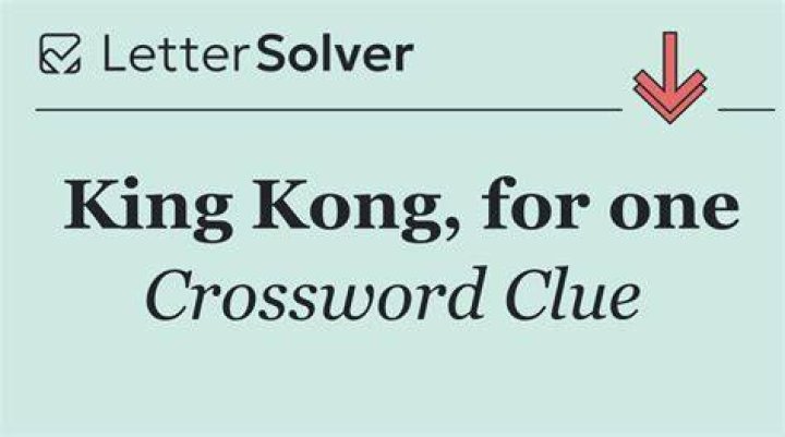 Kin of King Kong Crossword Clue
