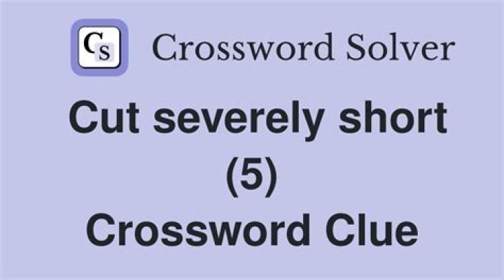 Kind of short cut Crossword Clue