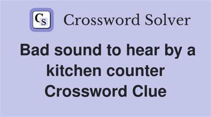 Kitchen timer sound Crossword Clue