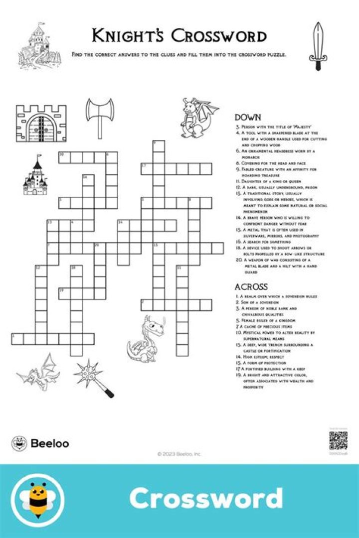 Knight’s undertaking Crossword Clue