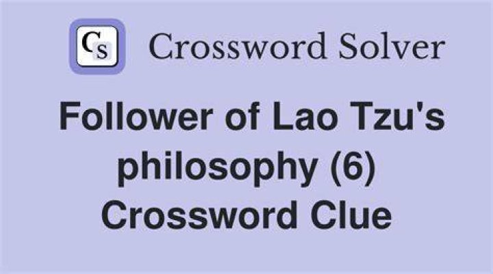 Lao-tzu’s “way” Crossword Clue