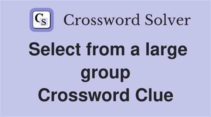 Large group on the move Crossword Clue