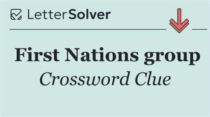 Largest First Nations group Crossword Clue