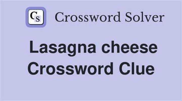 Lasagna filling Crossword Clue