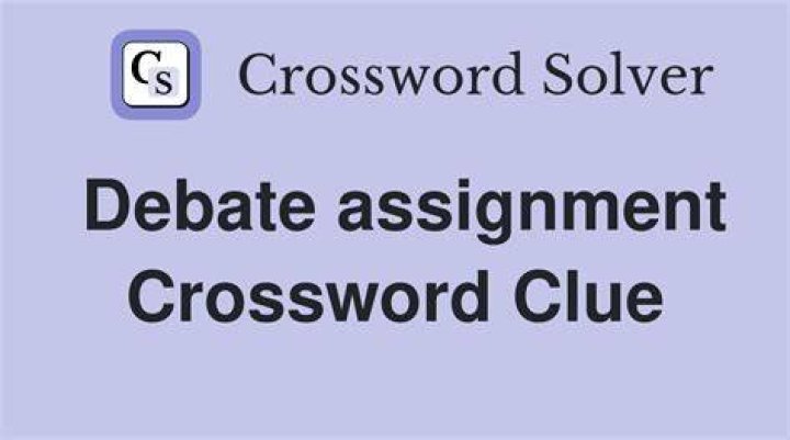 Late assignment Crossword Clue