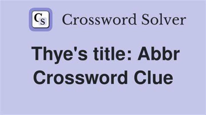 Lawyer’s title: Abbr. Crossword Clue