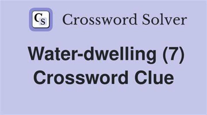 Lead-in to some water-dwelling “folk” Crossword Clue