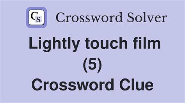 Lightly box Crossword Clue