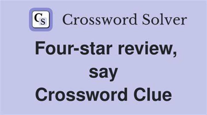 Like a 2 1/2-star review, say Crossword Clue