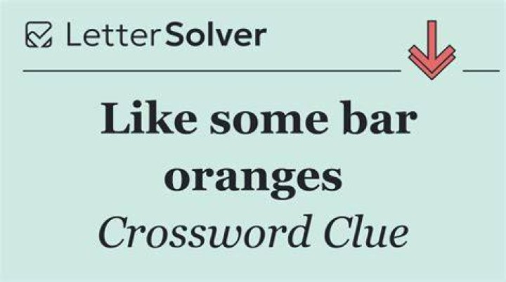 Like oranges and some gossip Crossword Clue