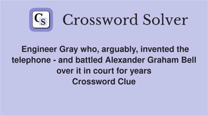 Like the name Bell for the inventor of the telephone Crossword Clue