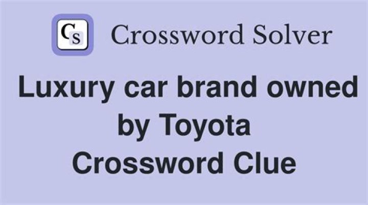 Like the Toyota logo Crossword Clue