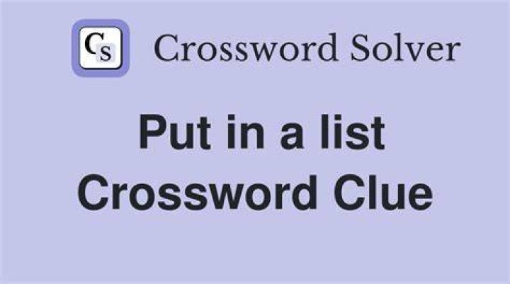 List for a survivalist Crossword Clue