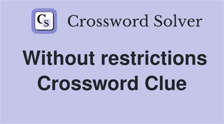 Loosen, as restrictions Crossword Clue
