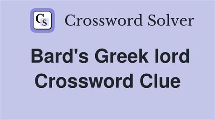 Lord’s partner Crossword Clue