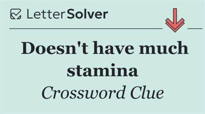 Lose stamina Crossword Clue