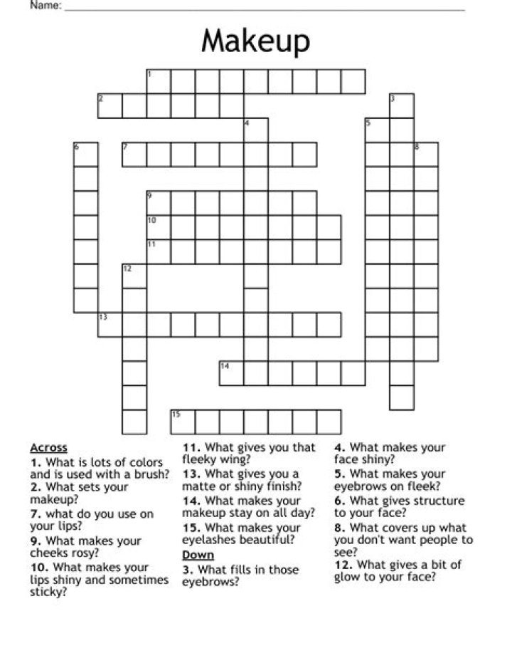 Makeup of some canopies Crossword Clue