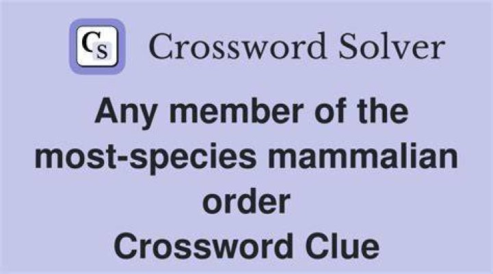 Mammalian hematophage Crossword Clue