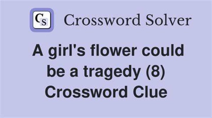 Many a flower girl Crossword Clue