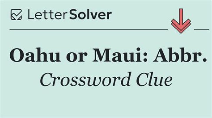 Maui setting: Abbr. Crossword Clue