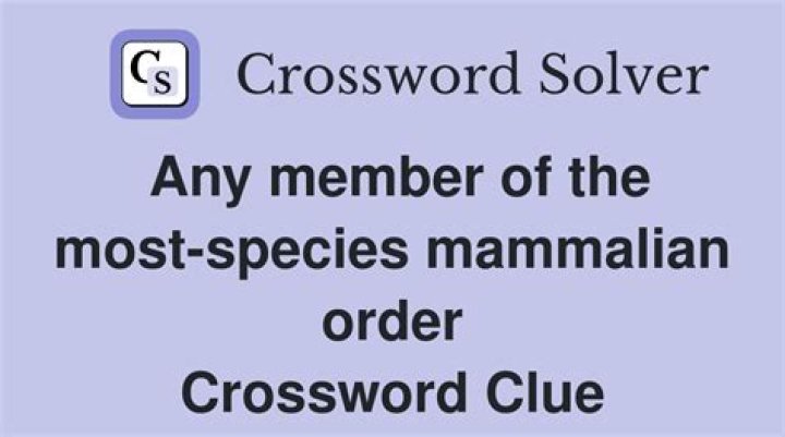 Member of the mammalian order Chiroptera (“hand wing”) Crossword Clue