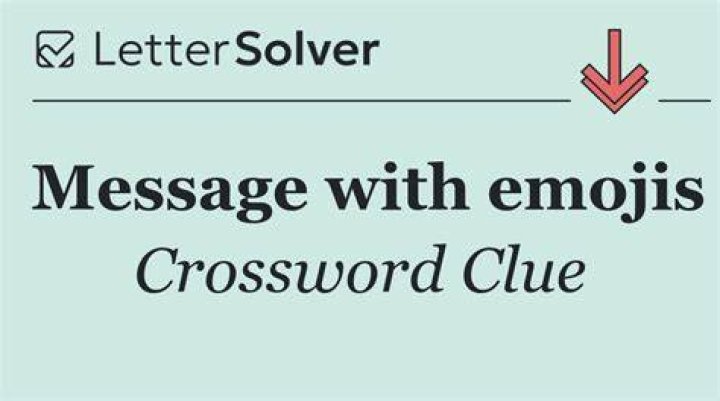 Messages that may include emojis Crossword Clue